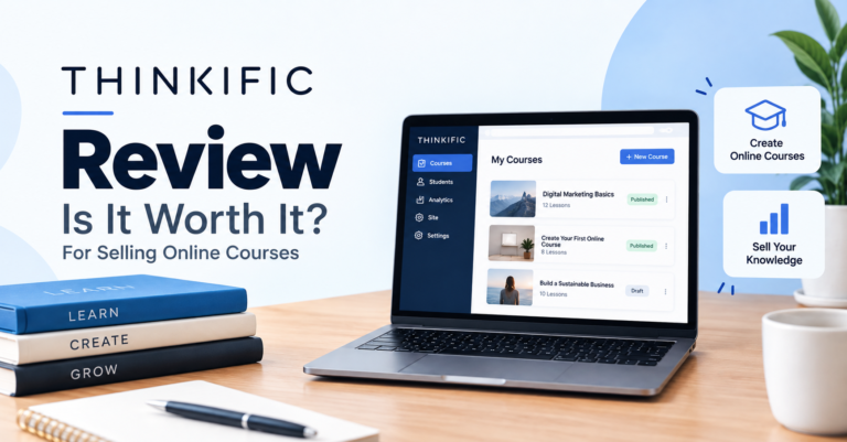 Thinkific review for selling online courses